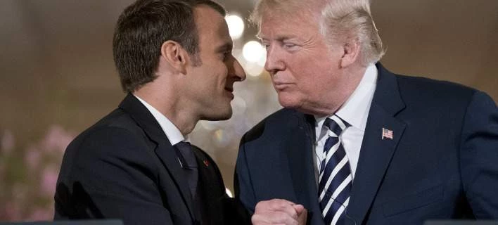 Επικοινωνία Τραμπ-Μακρόν για εμπόριο και ασφάλεια